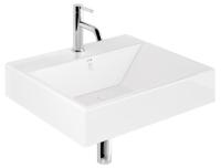 Раковина подвесная KLUDI RESA 59WW6143 прямоугольная 61x50 белый