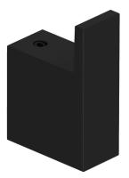 Крючок KLUDI VELA C 3198439 черный матовый