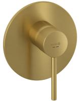 Встраиваемый смеситель для душа KLUDI BOZZ 38755N076 брашированное золото PVD