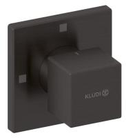 Переключатель потоков Kludi Decus 54846N275 на три потребителя, оружейная сталь PVD