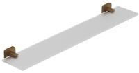 Полка стеклянная KLUDI VELA S 25973N1 брашированная бронза PVD