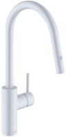 Смеситель для кухни Kludi E-go Voice 423005377 белый матовый