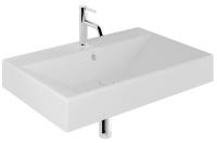 Раковина подвесная KLUDI RESA 59WW8153 прямоугольная 81x50 белый матовый