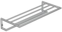 Полотенцедержатель с полкой KLUDI VELA R 5898905 хром