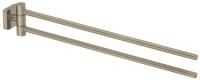 Полотенцедержатель KLUDI VELA S 25977N5 брашированный никель PVD
