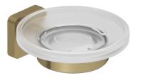 Мыльница KLUDI VELA S 25985N0 брашированное золото PVD