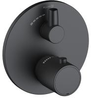 Встраиваемый термостат для душа KLUDI ZENTA SL 388853945 черный матовый
