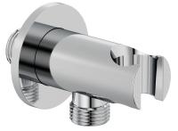 Шланговое подключение Kludi A-QA 6556705-00 с держателем, хром