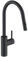 Смеситель для кухни Kludi E-go Voice 423006677 глубокий черный матовый