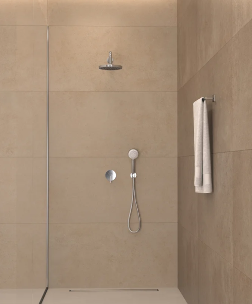 Душевой комплект KLUDI BOZZ 386300576 хром, С ВНУТРЕННЕЙ ЧАСТЬЮ