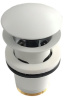 Донный клапан для раковины Kludi A-QA 1042653-00 с переливом, матовый белый