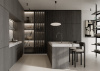 Смеситель для кухни Kludi Reef 50851N275 брашированный черный