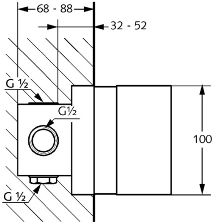 Скрытая часть KLUDI 38828