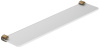 Полка стеклянная KLUDI VELA R 58973N1 брашированная бронза PVD