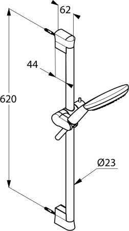 Душевой гарнитур KLUDI FRESHLINE 6793005-00 хром