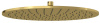 Верхний душ Kludi A-QA 64340N0-00 брашированное золото PVD