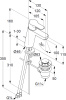 Смеситель для раковины KLUDI PURE&EASY 372909165 белый / хром