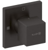 Переключатель потоков Kludi Decus 54847N275 оружейная сталь PVD, на два потребителя