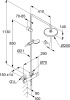 Душевая стойка KLUDI LOGO DUAL SHOWER SYSTEM 6809405-00 хром