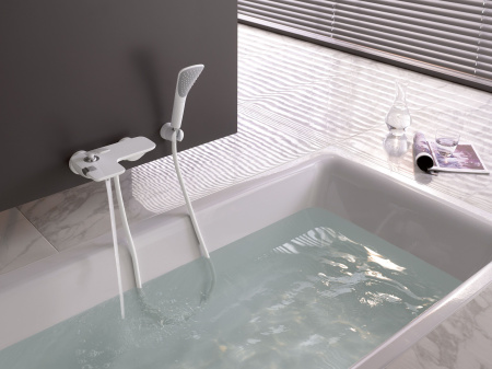Душевой шланг KLUDI SUPARAFLEX 6107191-00 белый / хром