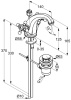 Смеситель для раковины KLUDI 1926 510104520 золото, 23 кар